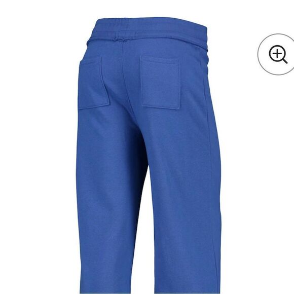 NWT Seattle Seahawks Junk Food Royal Cropped Sweatpants NFL Team Apparel Size L - Picture 3 of 13